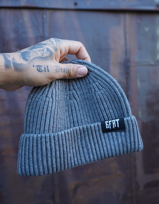 6FAT LOW CUT BEANIE – GRAY
